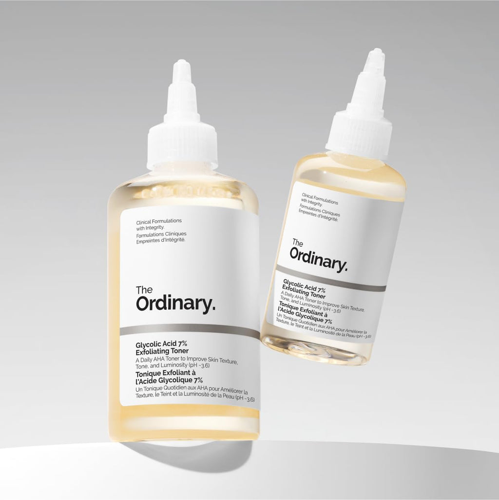 The Ordinary Glycolic Acid 7% Exfoliating Toner. Brightening and Smoothing Daily Toner for More Even-Looking Skin Tone. 8.1 Fl Oz