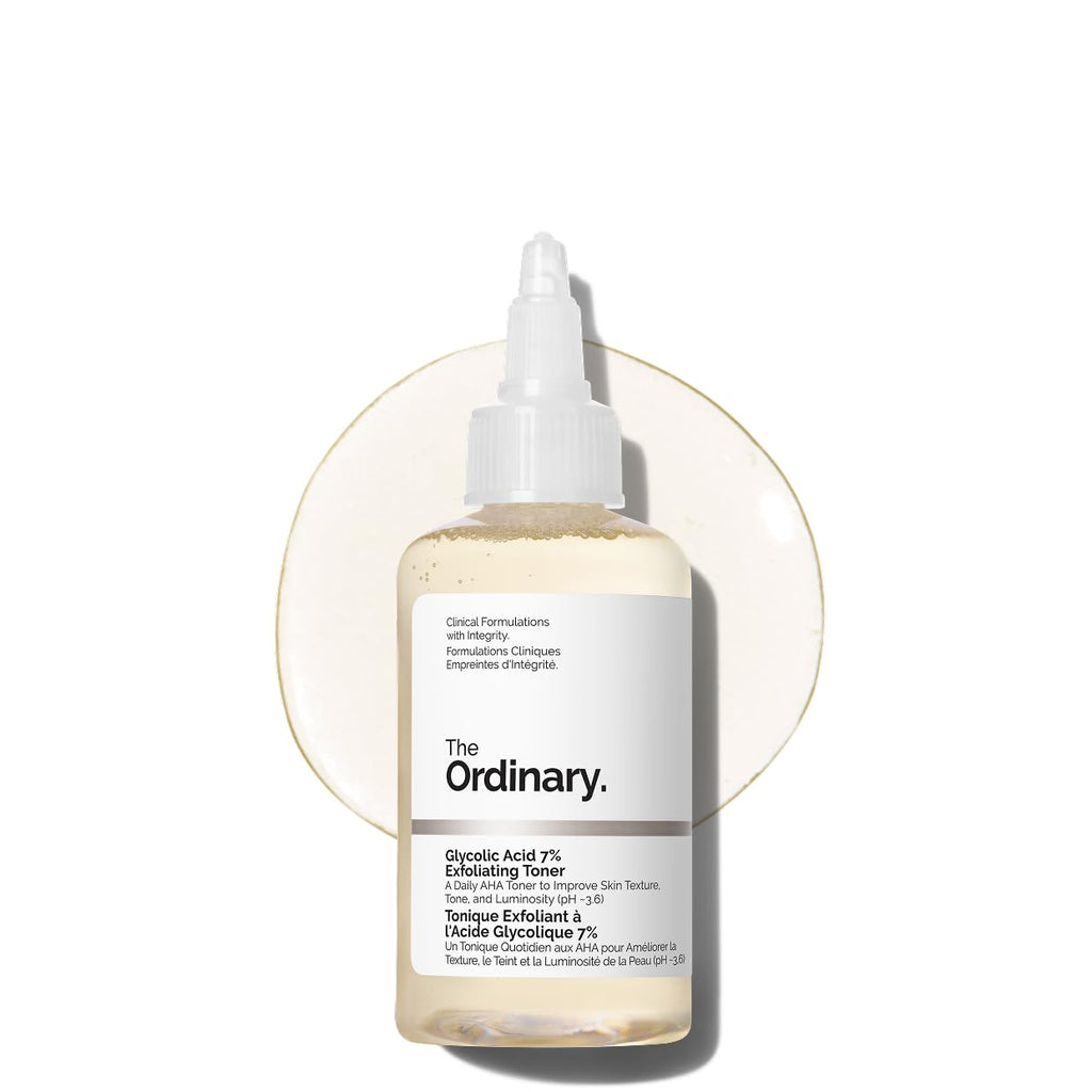 The Ordinary Glycolic Acid 7% Exfoliating Toner. Brightening and Smoothing Daily Toner for More Even-Looking Skin Tone. 8.1 Fl Oz