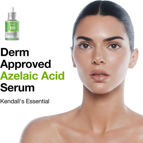 Anua Azelaic Acid 10 Hyaluron Redness Soothing Serum. 1.01 fl oz | Facial Serum for Blemish-Prone & Oily-Prone Skin. Lightweight & Hydrating Blemish Care. Hyaluronic Acid. Korean Skincare
