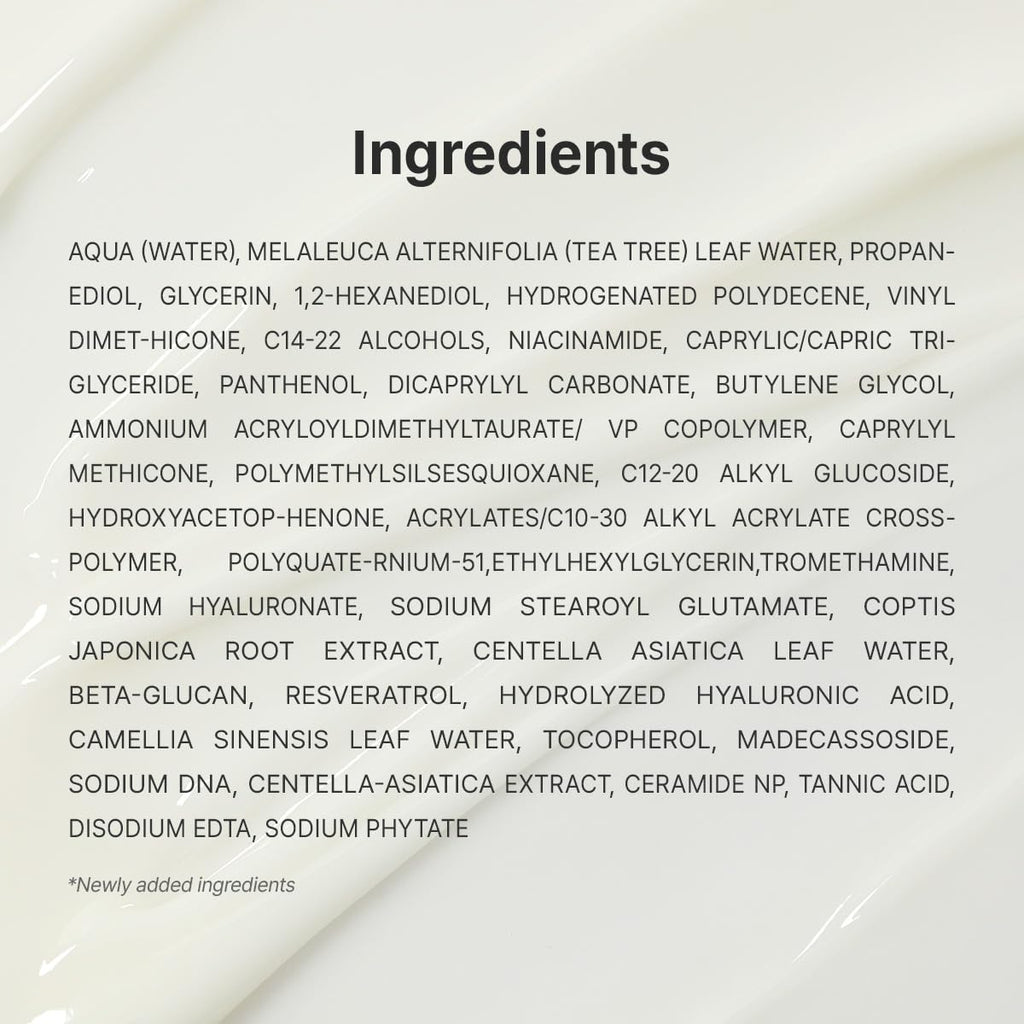Dr.Althea 345 Relief Cream. 1.69 Fl Oz (Ver.2 - Pack of 1) | PDRN & Hyaluronic Acid for Instant Hydration. Blemish. Post-Acne Vegan Face Moisturizer with Centella. Non-comedogenic