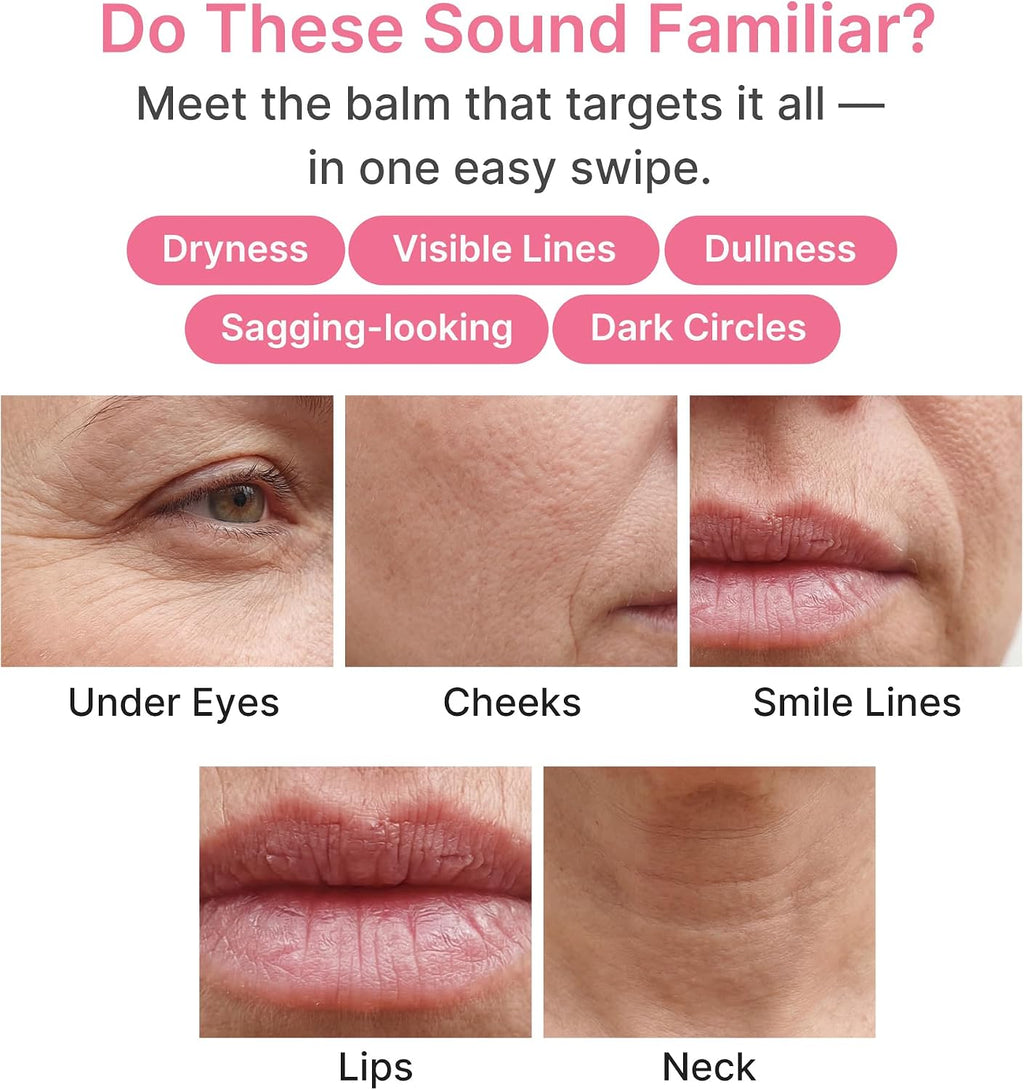 medicube PDRN Pink Collagen Volume Multi Balm Stick - Face & Body Balm | Volufiline. PDRN. NAD. Collagen - Under-Eyes. Neck. Forehead. Smile Lines. Lips. Plumping & Radiance for Line Care. K-Beauty