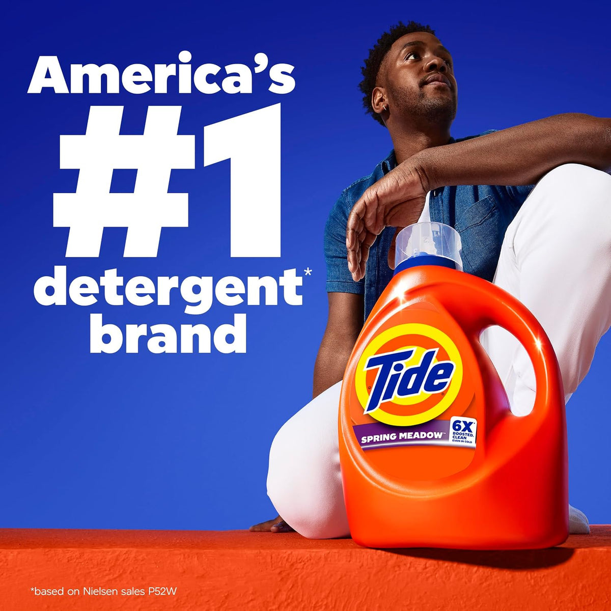 Tide Liquid Laundry Detergent. Original Scent. 125 fl oz. 100 Loads. Boosted Clean Even in Cold Water with Concentrated Washing Soap